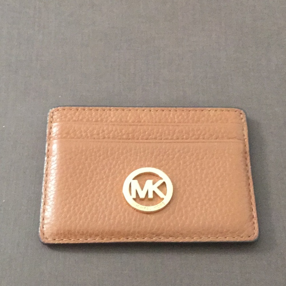 Michael Kors | card holder camel and gold